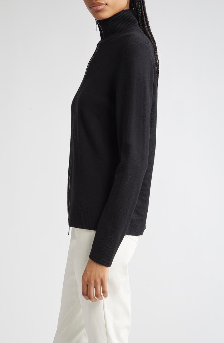 Lafayette 148 New York Stand Collar Zip Front Cardigan, Alternate, color,