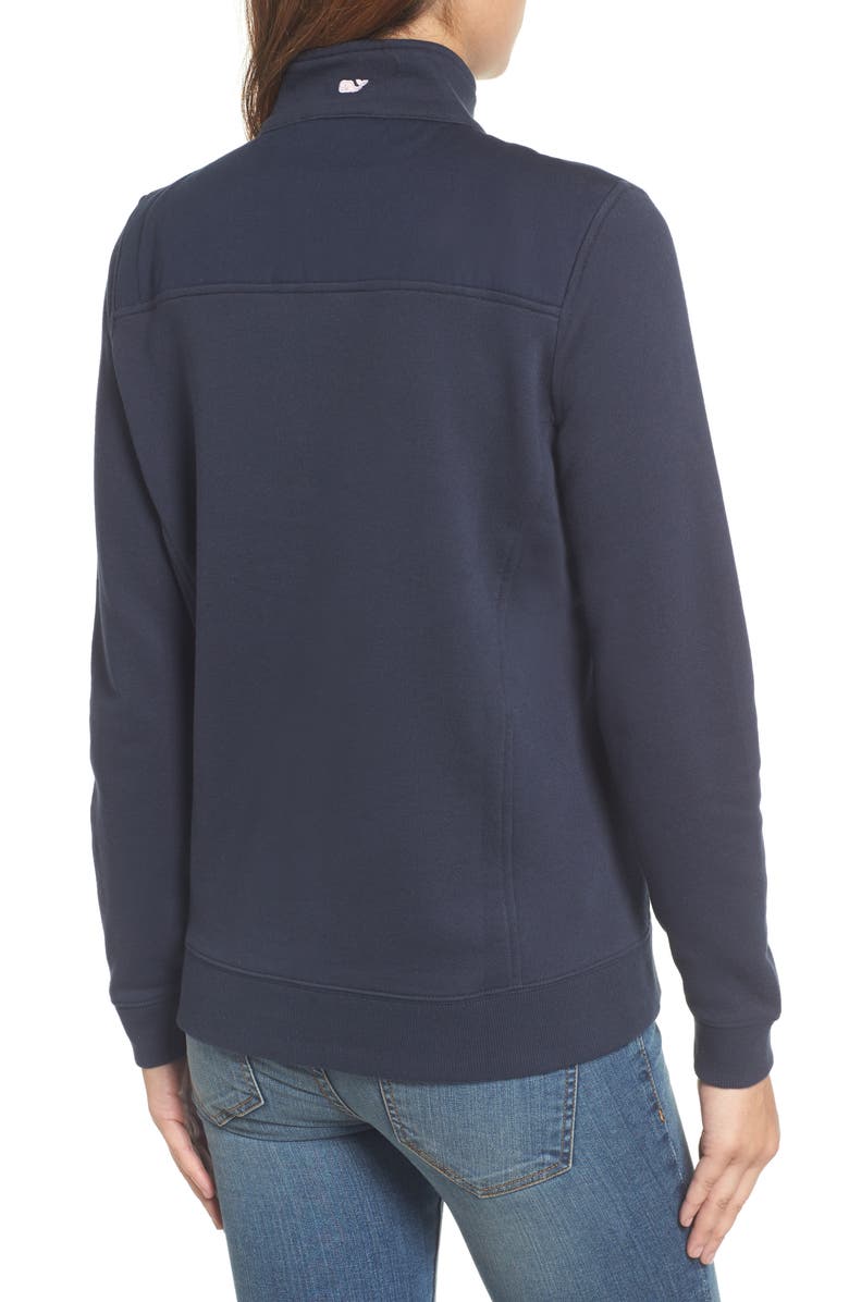 vineyard vines Shep Half Zip French Terry Pullover, Alternate, color,