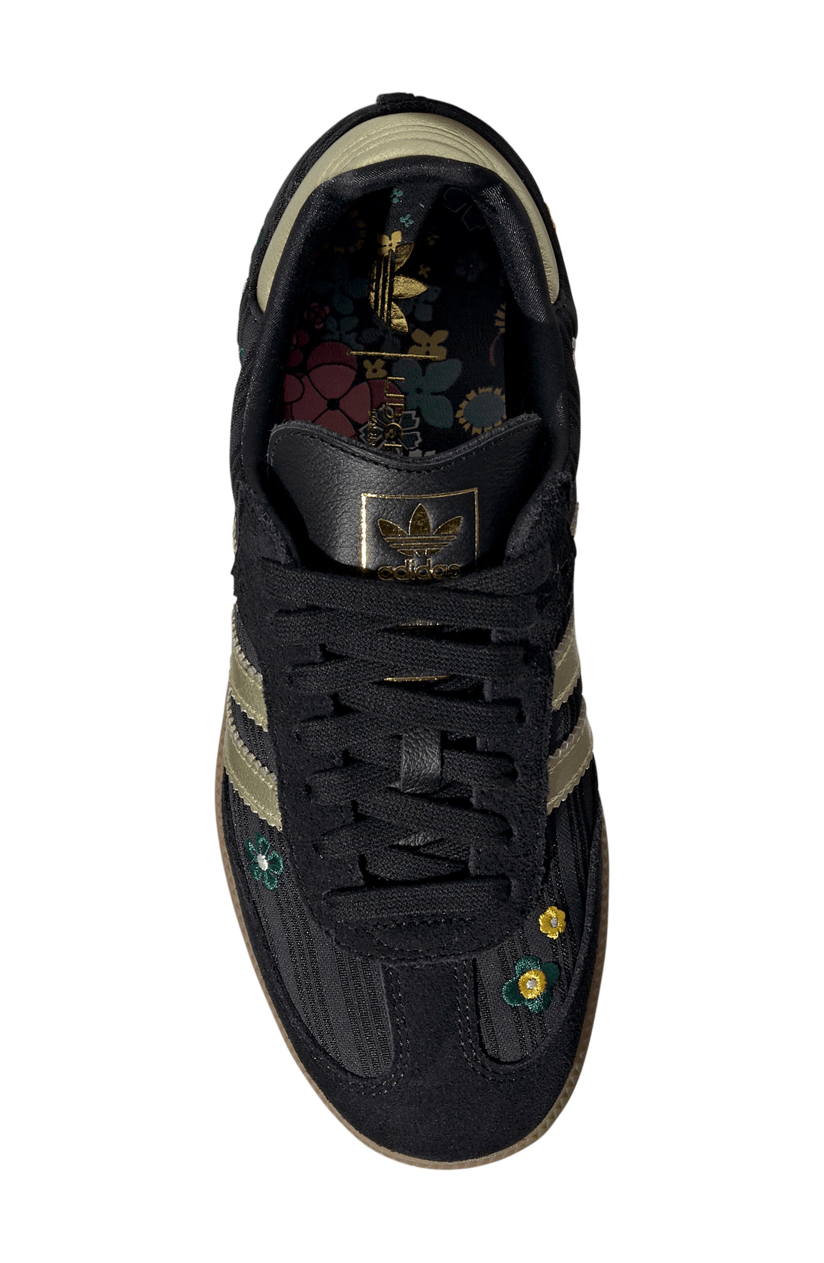 adidas Samba OG Sneaker, Alternate, color, Core Black/ Gold Metallic