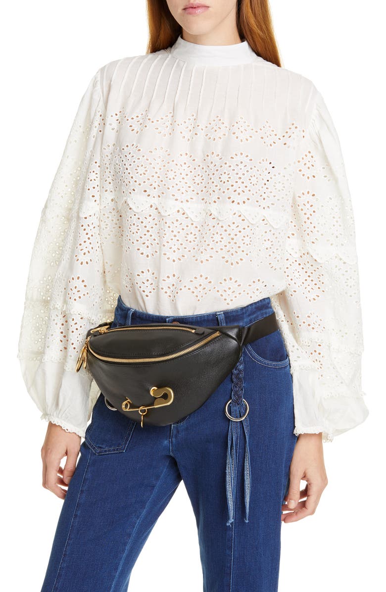 See by Chloé Mindy Leather Belt Bag, Alternate, color,