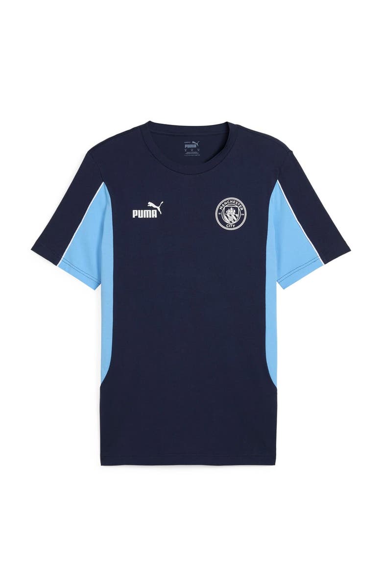 PUMA Men's Puma  Navy Manchester City ftblARCHIVE T-Shirt, Alternate, color, 