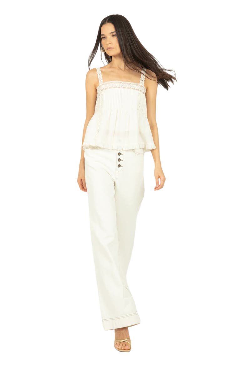 Audrey Top, Alternate, color, ANTIQUE CRÈME
