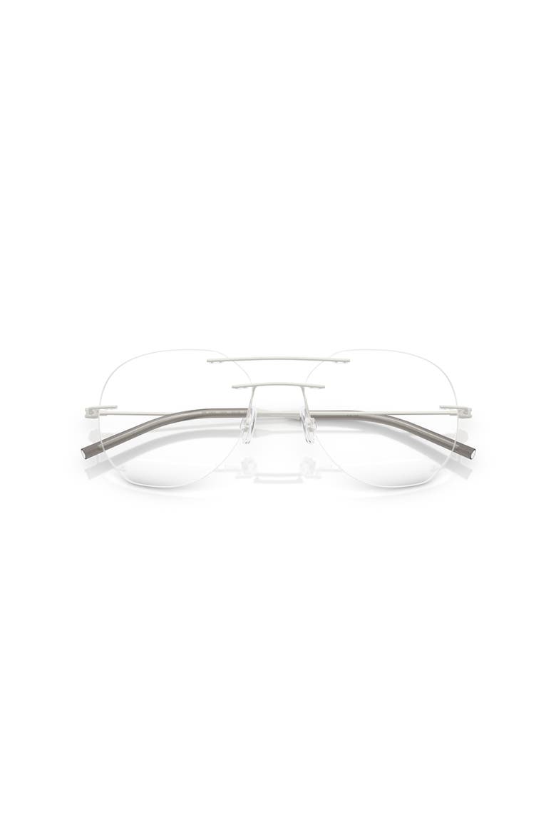 55mm Irregular optical glasses, Alternate, color, Silver