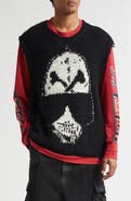 LU'U DAN Oversize Sweater Vest