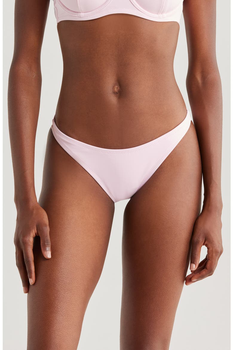 The Harley High Cut Bikini Bottoms, Main, color, CARNATION