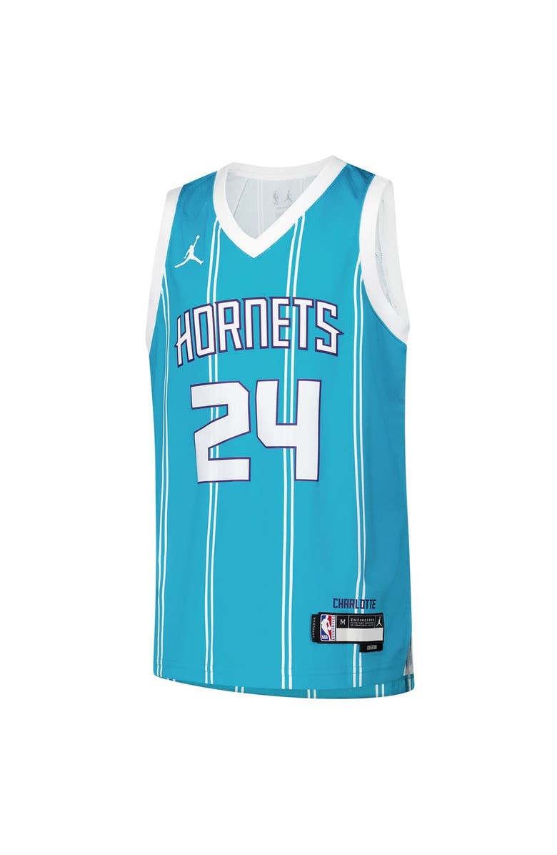 Nike Youth Nike Brandon Miller Teal Charlotte Hornets Swingman Jersey - Icon Edition, Alternate, color, Teal