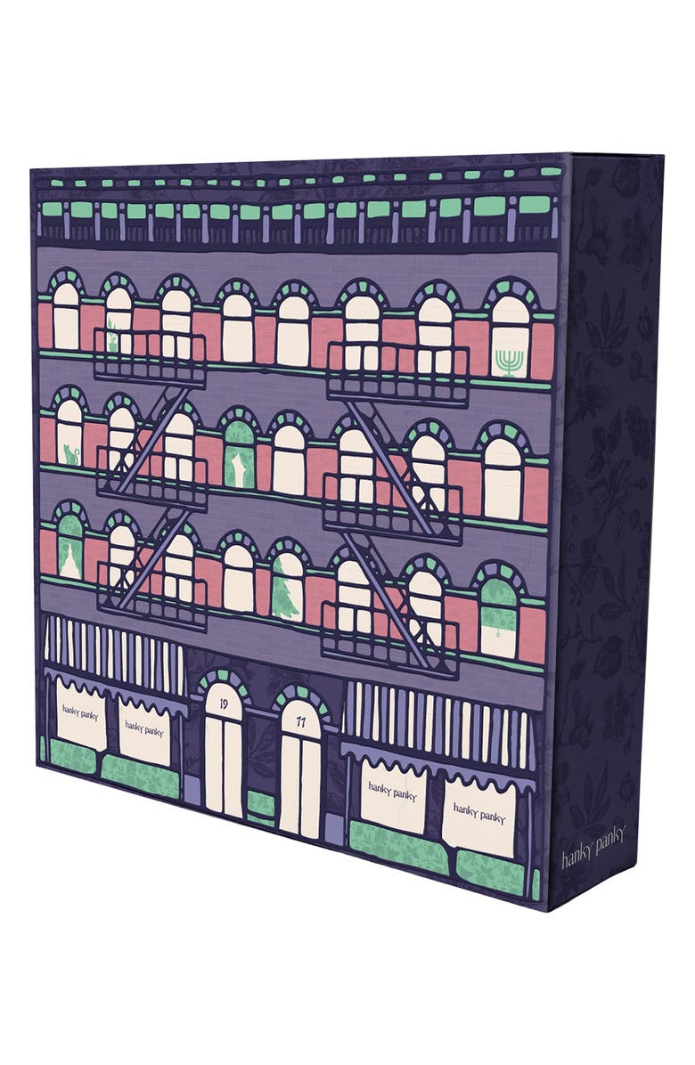 Hanky Panky Holiday Advent Calendar Assorted 25-Pack Original Rise Thongs, Alternate, color, Holiday 2025 Fashion