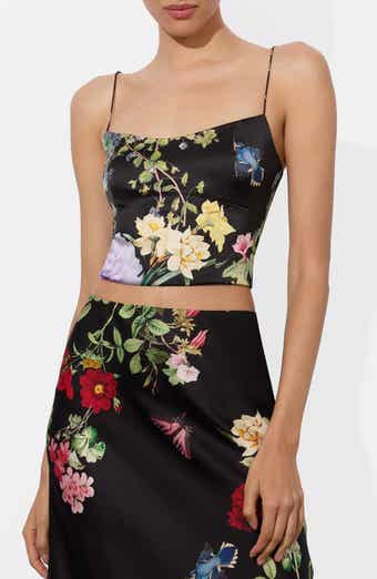 Alice + Olivia Saylor Bustier Crop Camisole