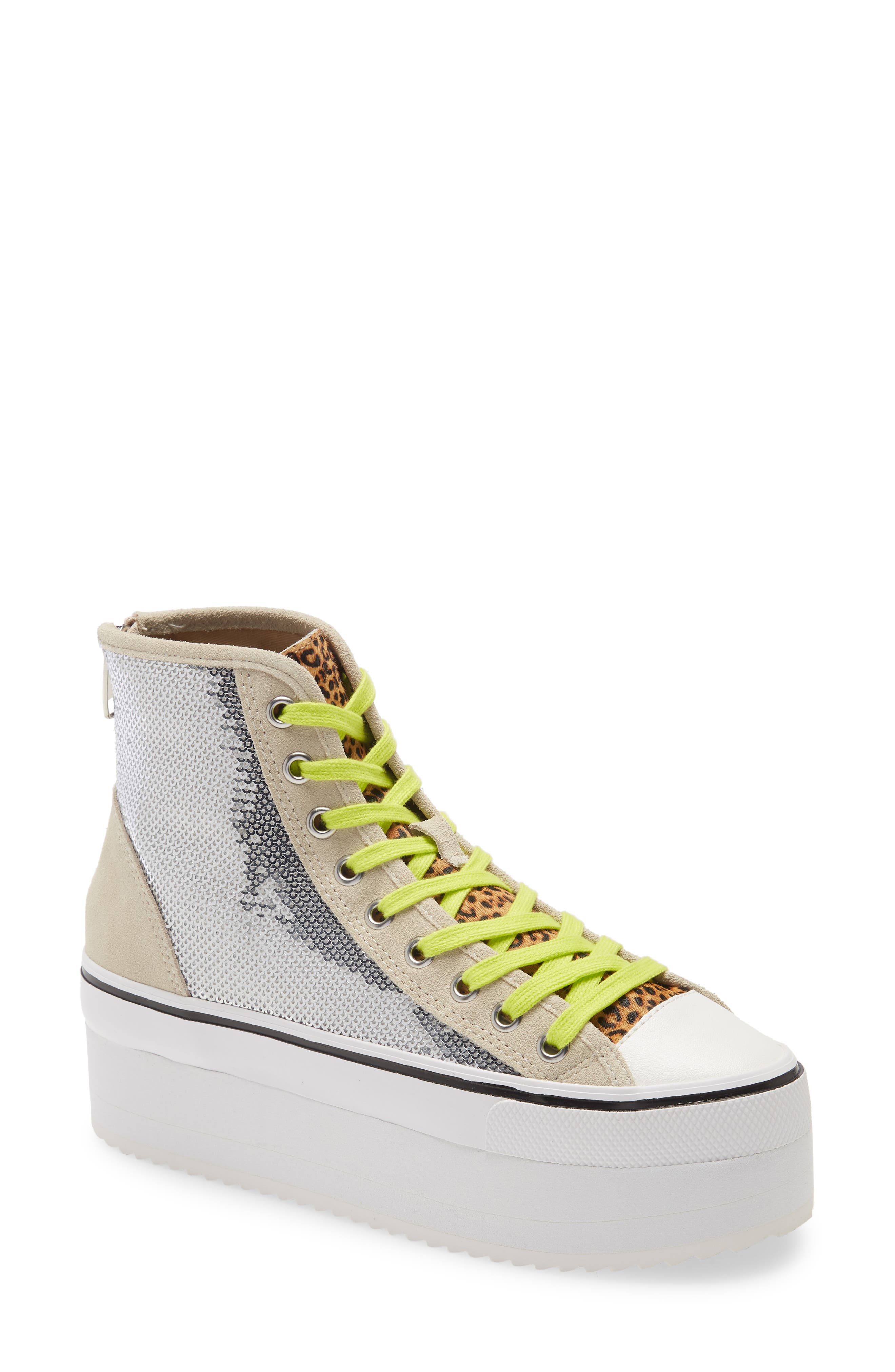 Steve Madden Stories Platform High Top Sneaker, Main, color, 