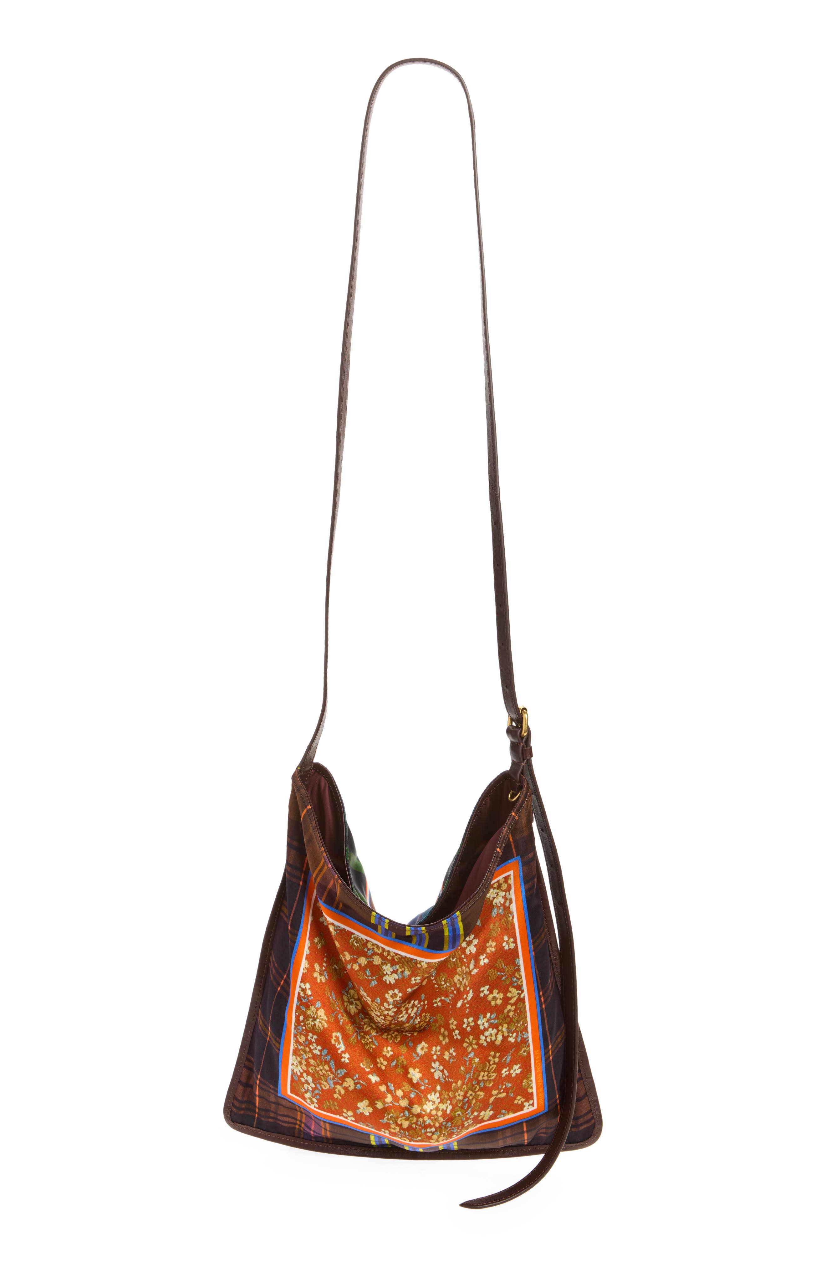 Scarf Viscose Tote, Alternate, color, RED 352