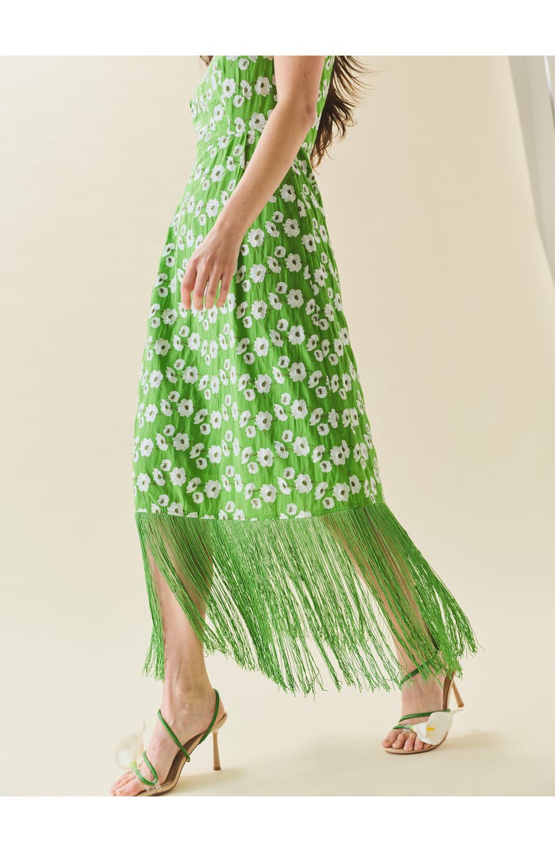 Eddy Hannah Dress, Alternate, color, Magnolia Green Embroidery