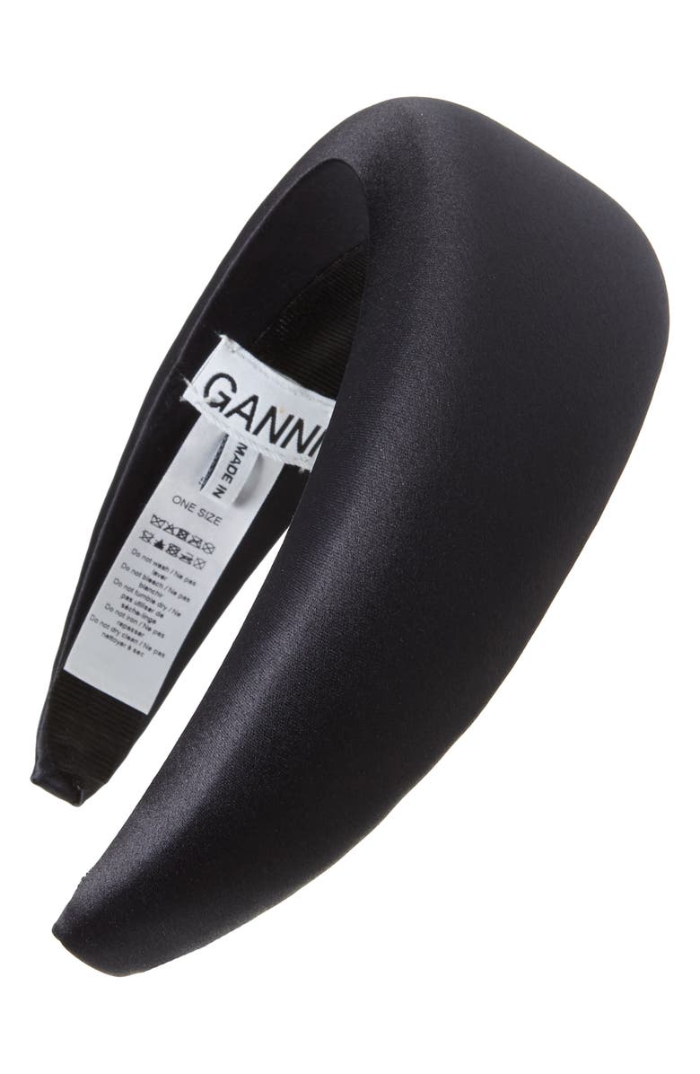 Ganni Padded Headband, Main, color, 