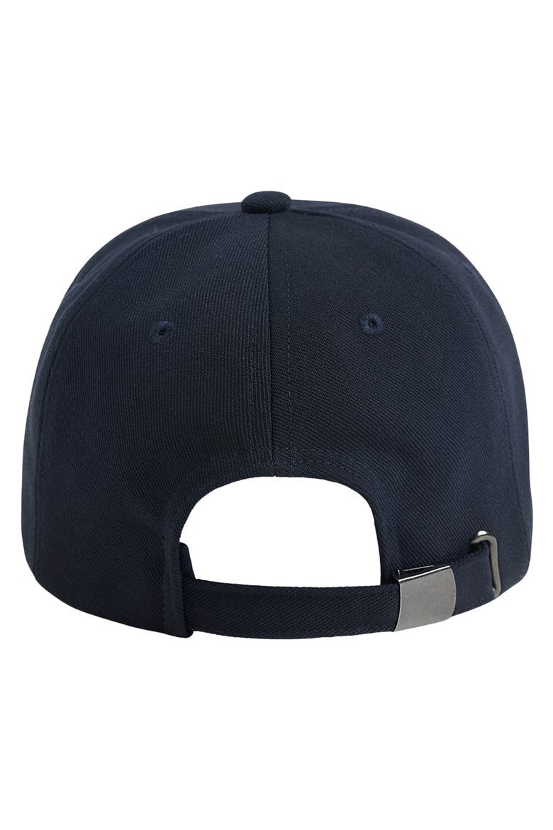 Embroidered Logo Baseball Cap, Alternate, color, JET BLACK