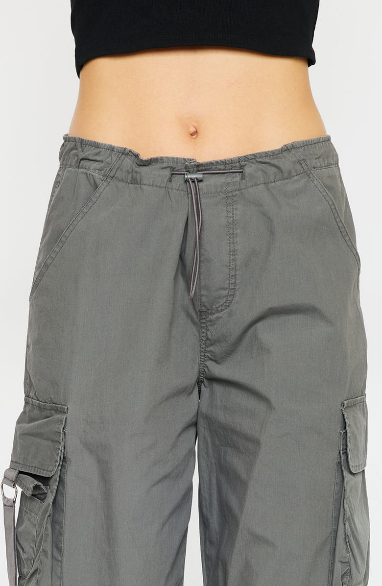 KanCan Nataly High Rise Relaxed Cargo Pants, Alternate, color, Olive