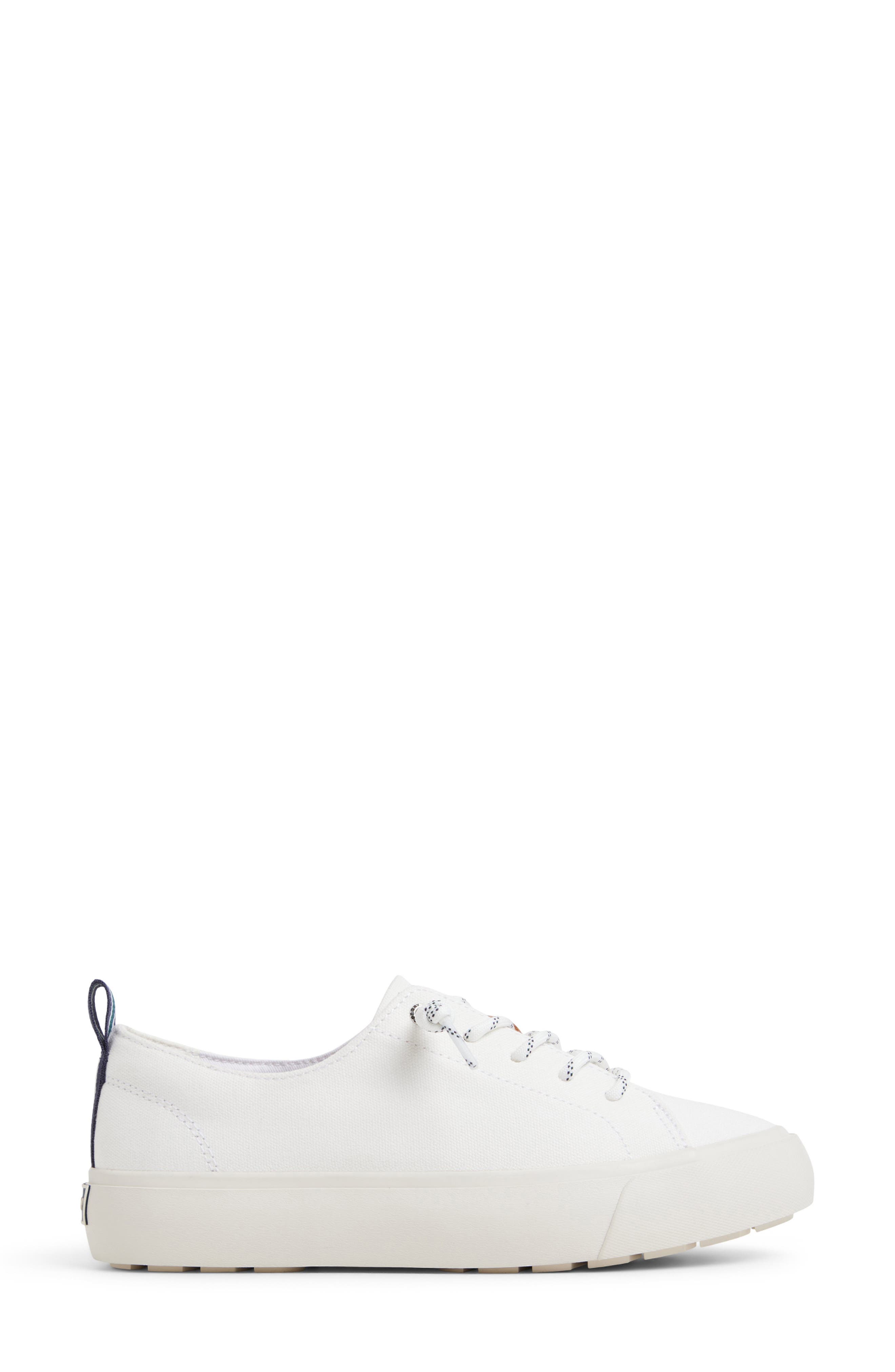 Sperry Cove Lace-to-Toe Sneaker, Alternate, color, White