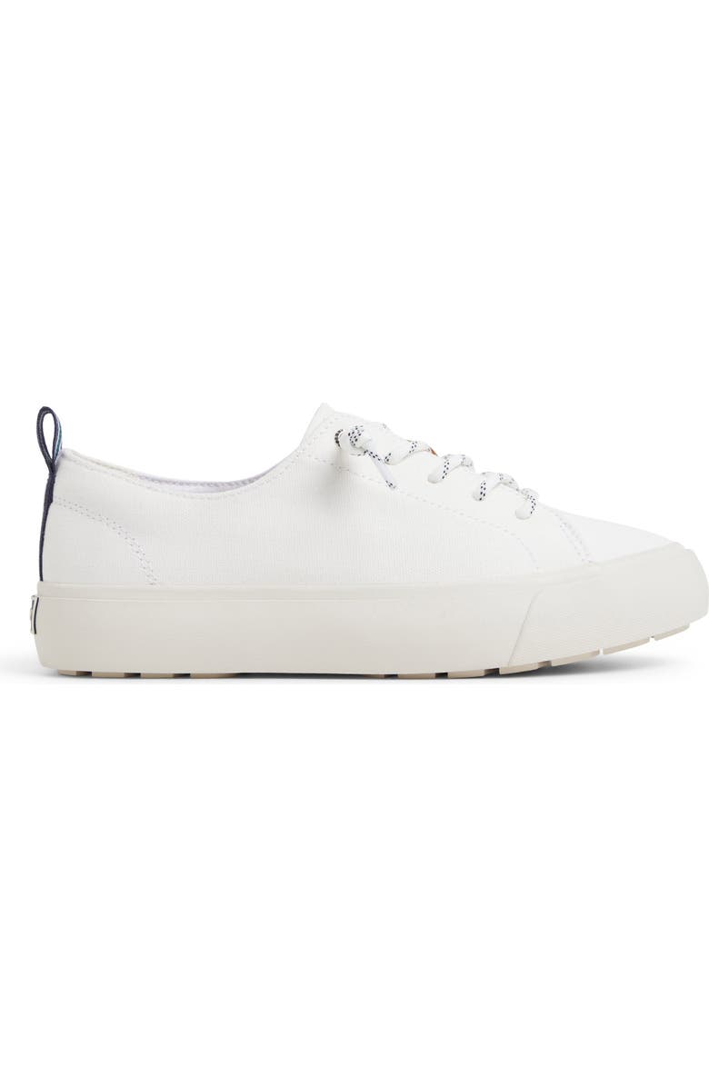 Sperry Cove Lace-to-Toe Sneaker, Alternate, color, White