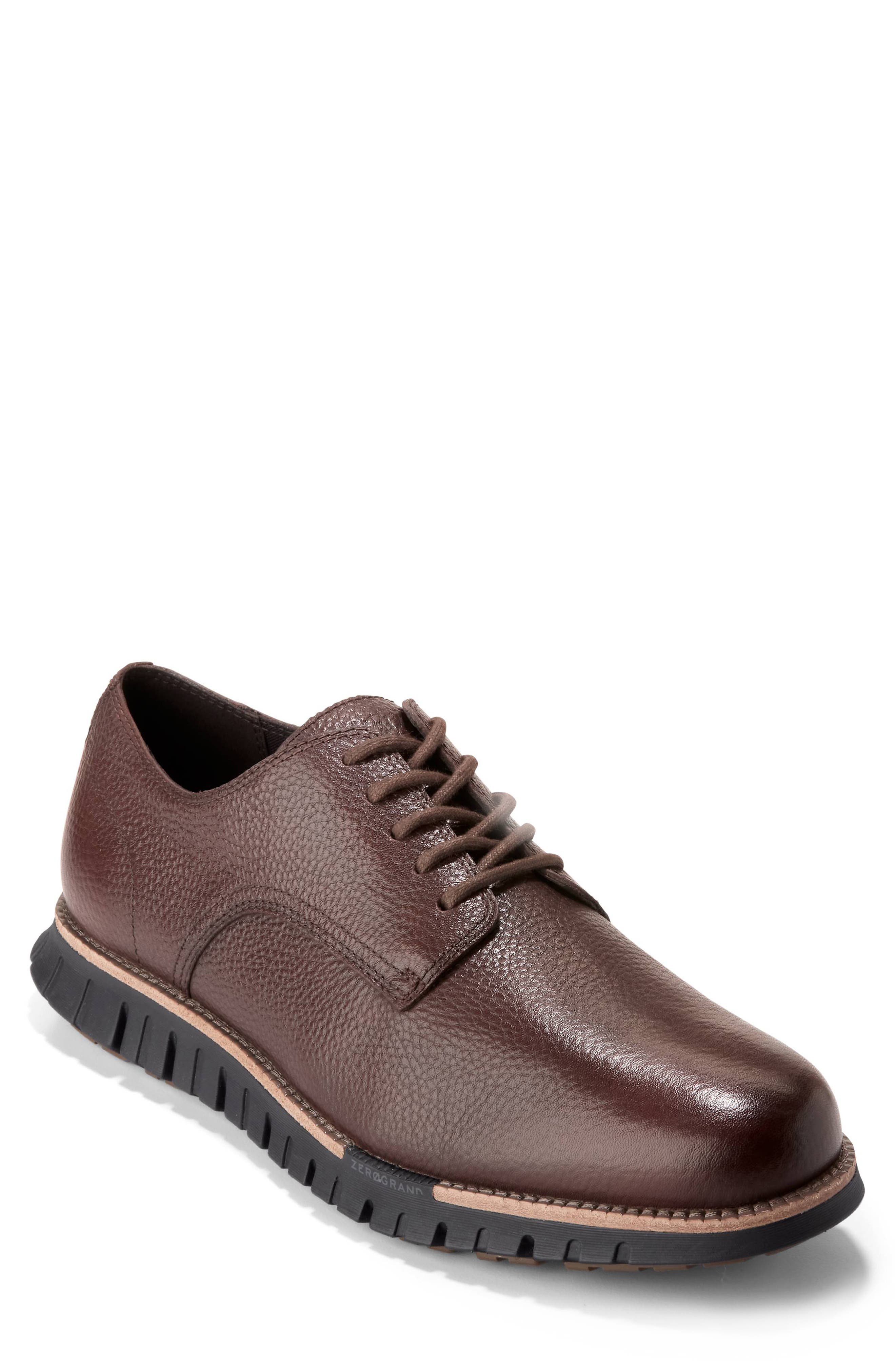 ZeroGrand Remastered Plain Toe Derby, Main, color, MADEIRA/ BL