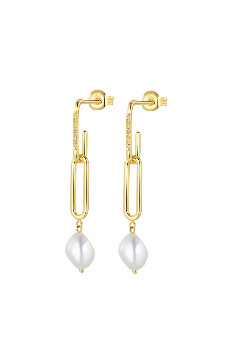 DPT Antwerp Elaine Earrings, Main, color, Pearl