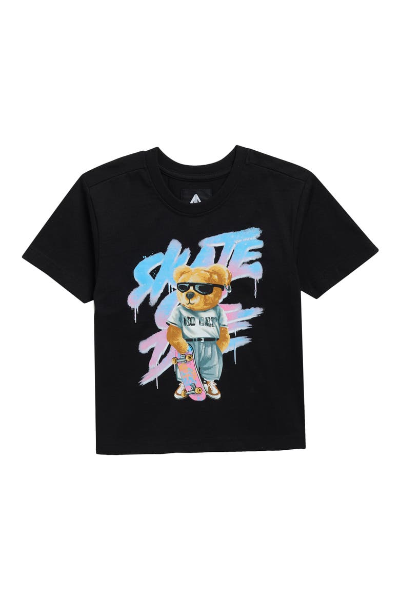 Kids' Polar Graphic Short Sleeve T-Shirt, Main, color, BLACK/ NO CAP SKATE