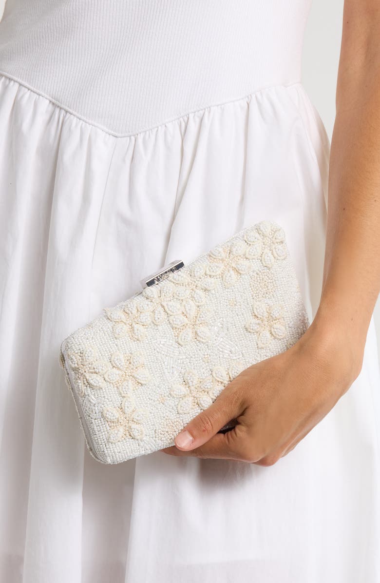 STAUD Carmella Beaded Clutch, Alternate, color, Garden Party