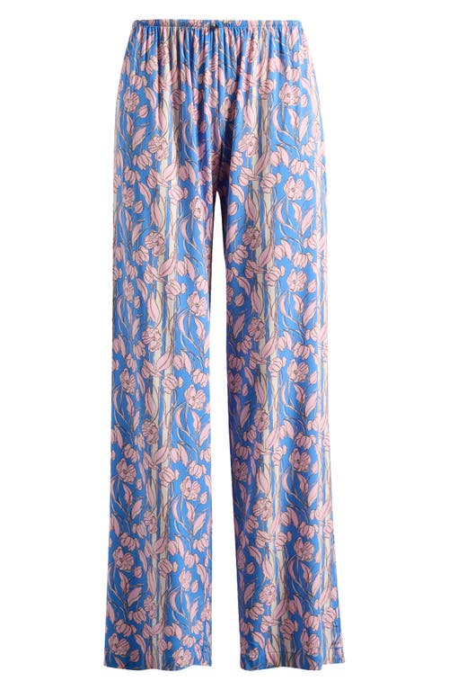 Florence By Mills Relaxed Fit Pajama Pants In Purple
