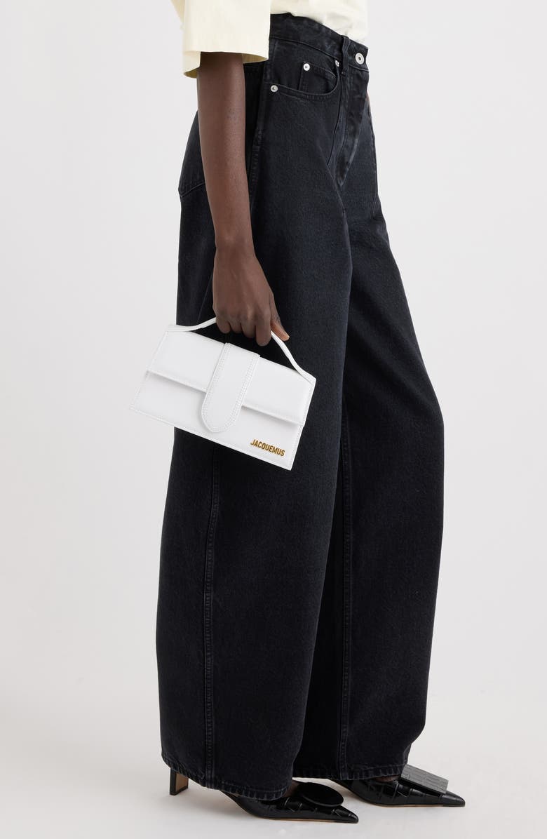 Jacquemus Le Grand Bambino Crossbody Bag, Alternate, color, White 100