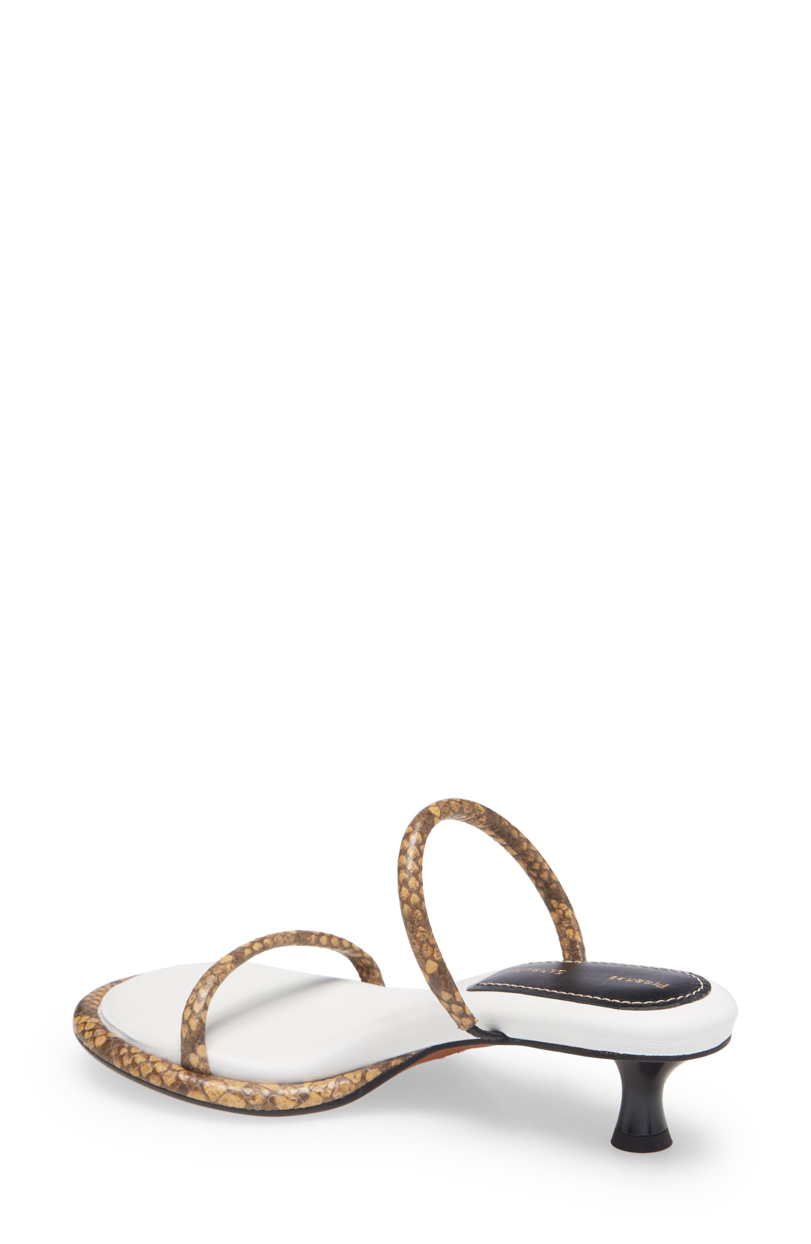 Proenza Schouler The Pipe Double Band Slide Sandal, Alternate, color, 