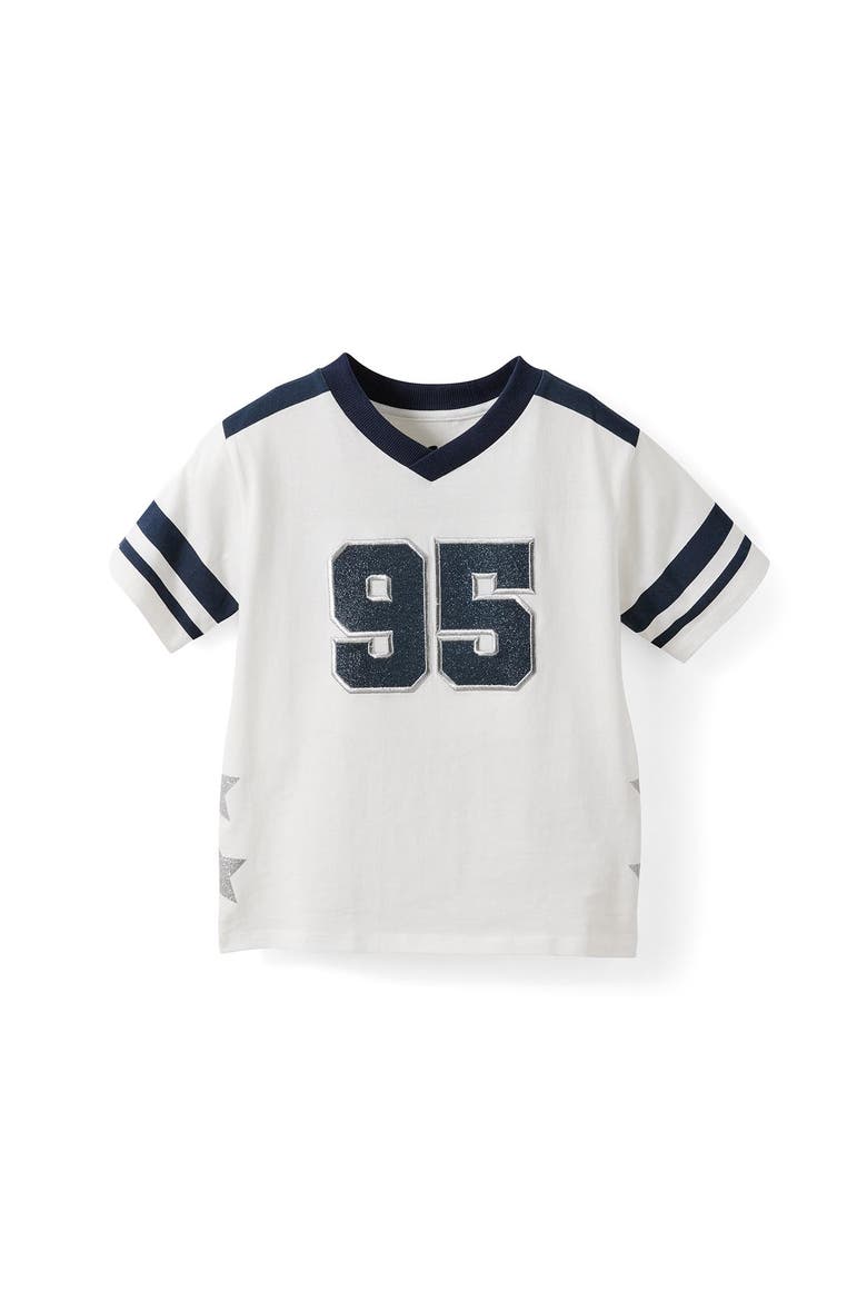 Kid's Livvy Lux Short Sleeve Tee, Main, color, Vanilla Love The Game