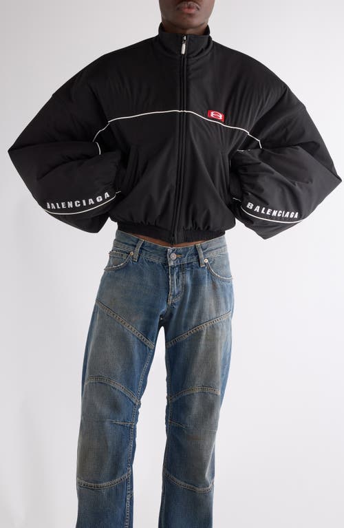 Balenciaga Tracksuit Jacket In 1000 Black