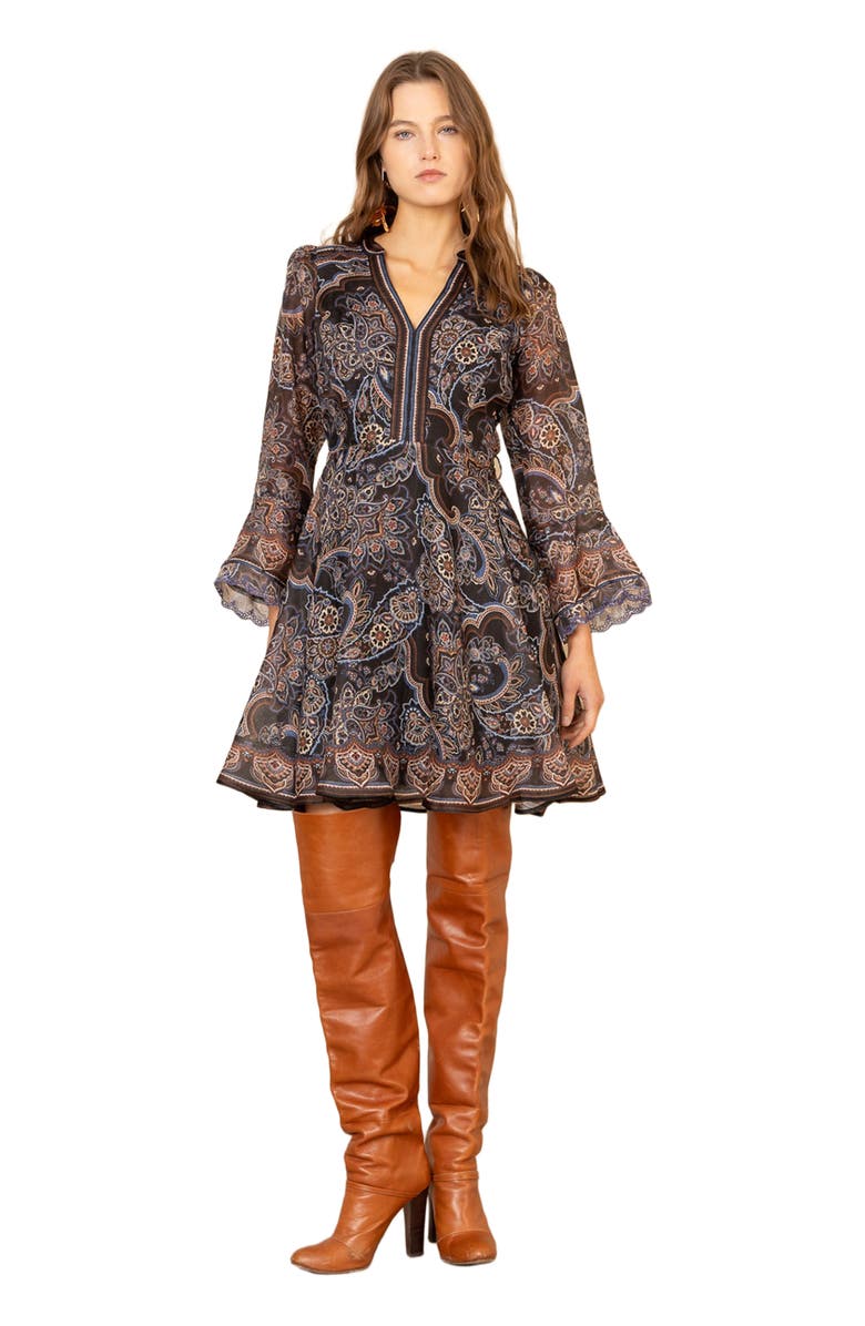 Hale Bob Artemis Organza Dress, Main, color, 