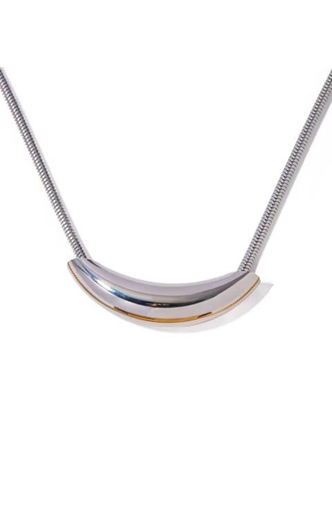 Tube Pendant Necklace