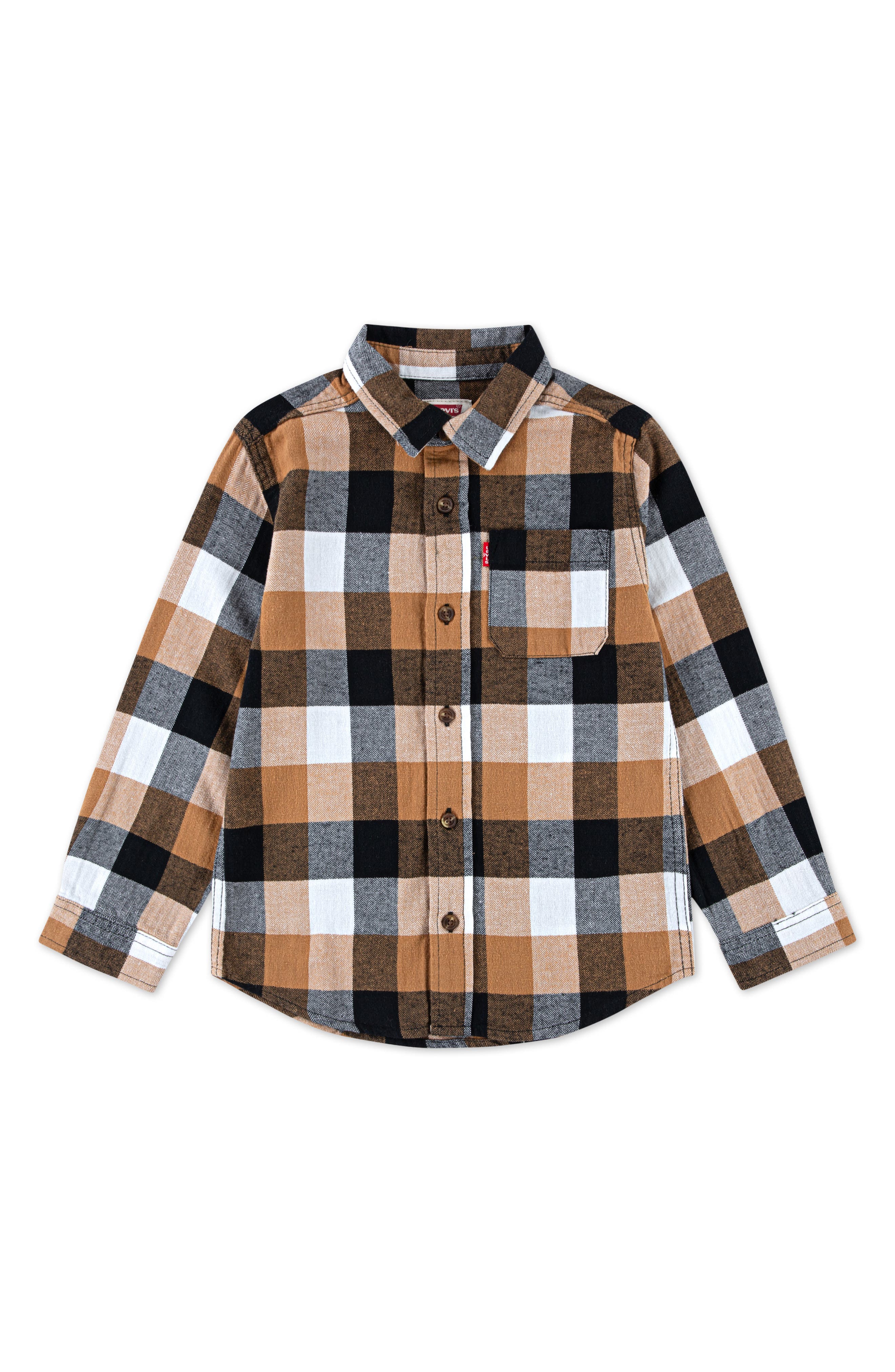 Kids' Buffalo Check Flannel Shirt