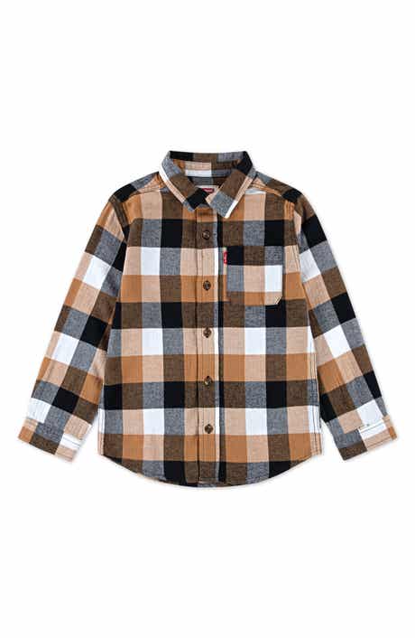 Kids' Buffalo Check Flannel Shirt