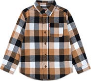 Levi's Kids' Buffalo Check Flannel Shirt