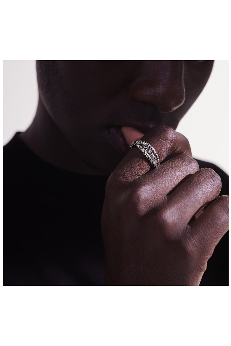 Classic Chain Layered Ring, Alternate, color, SILVER