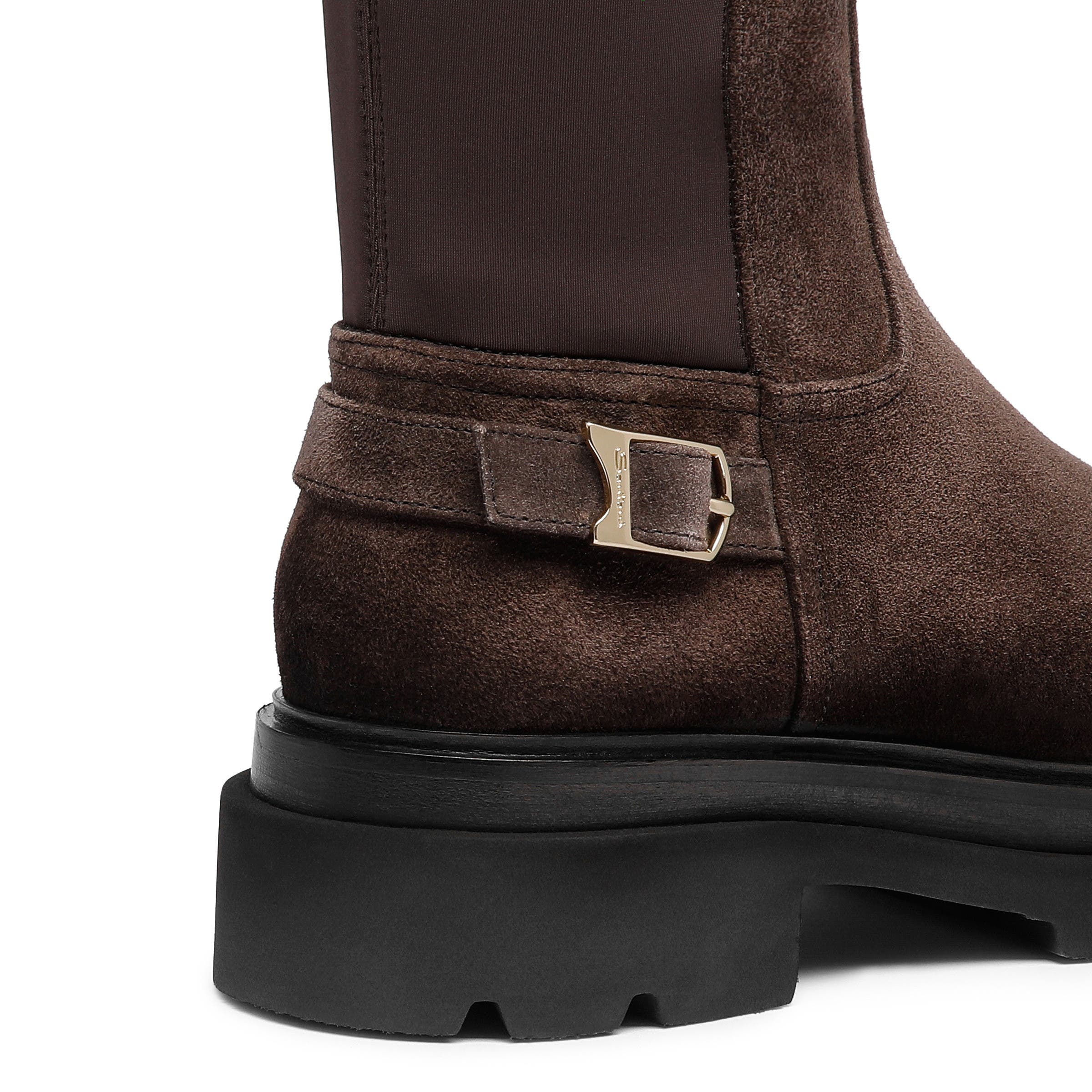 Santoni Women's suede boot, Alternate, color, 
