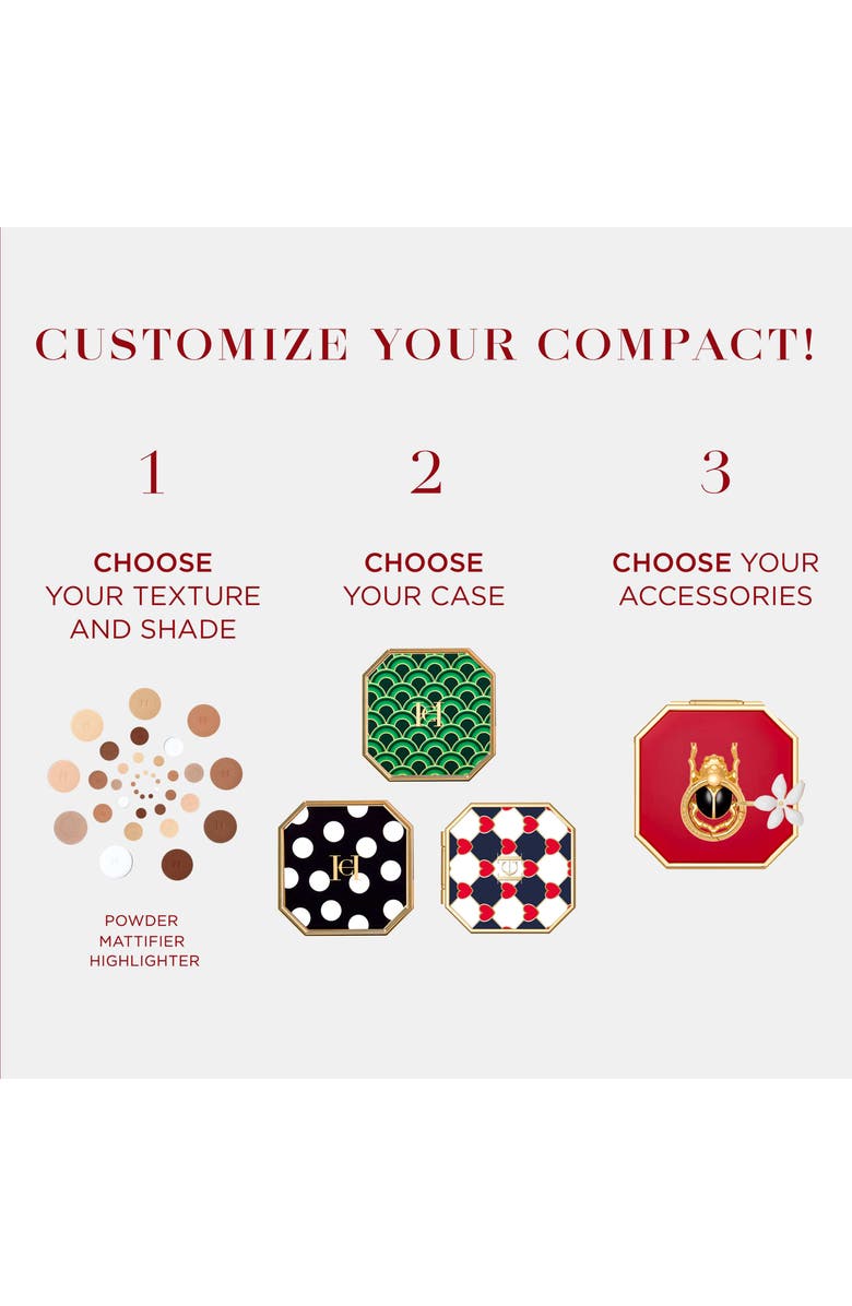 Carolina Herrera Fabulous Skin Compact Case, Alternate, color, Dot Drama