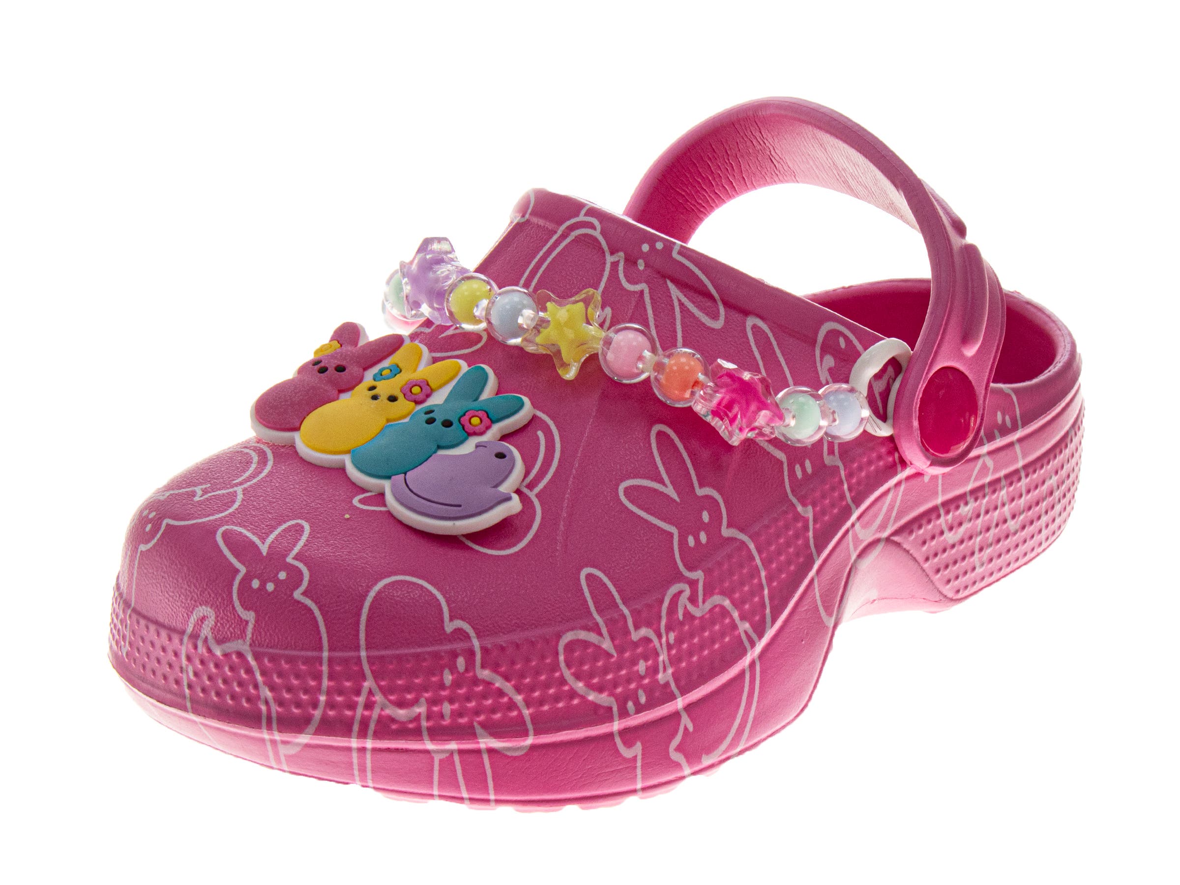 Peeps Clogs for Ladies - Lightweight Comfort Casual Dual Size, Main, color, Pink