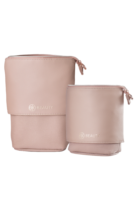 Standup Brush Holder & Travel Makeup Bag