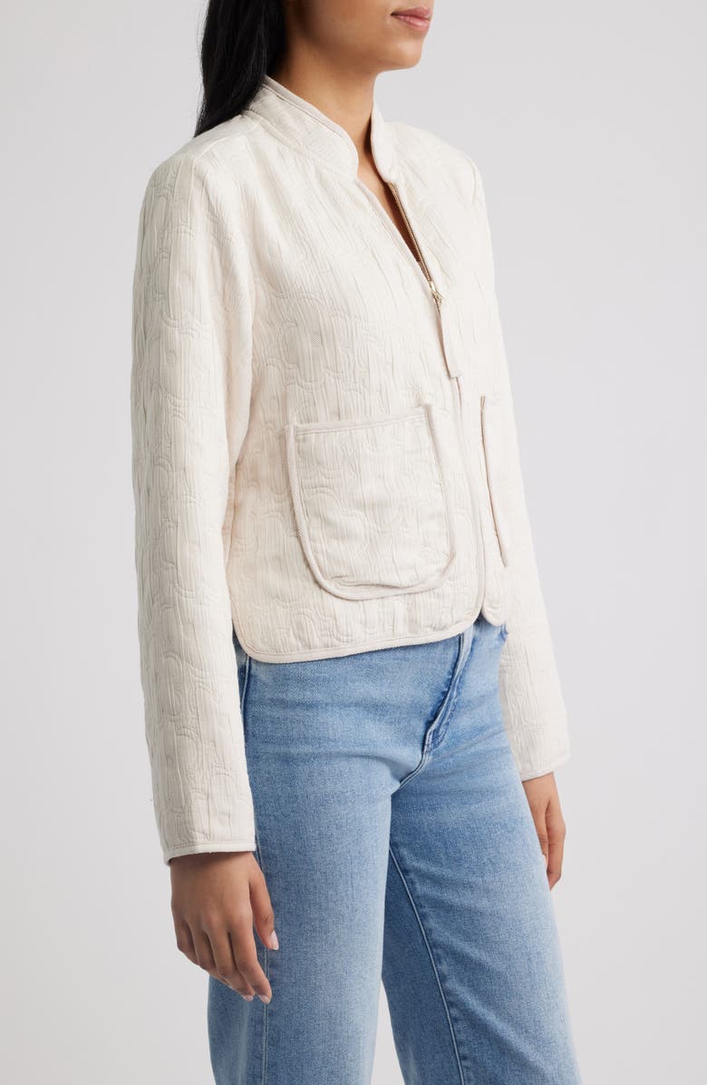Splendid Dahlia Quilted Jacket, Alternate, color, Moonstone Grey