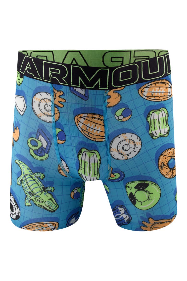 Kids' Assorted 3-Pack UA Performance Tech™ Mesh Boxer Briefs, Alternate, color, LUMOS LIME