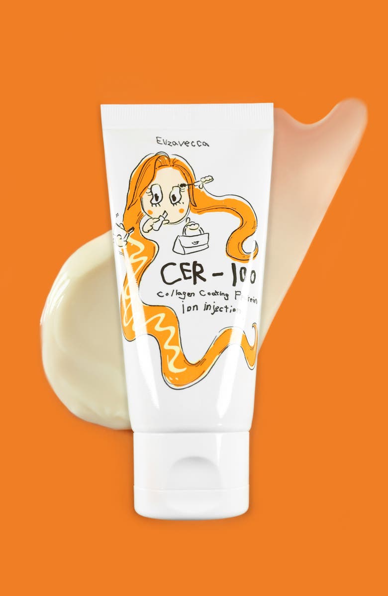 Elizavecca CER-100 Collagen Coating Protein Ion Injection Hair Treatment, Alternate, color, White Multi