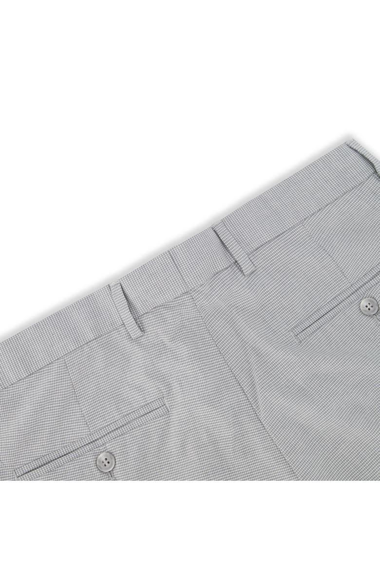Victor Emmanuel Flat Front Dress Pants, Alternate, color, Light Grey