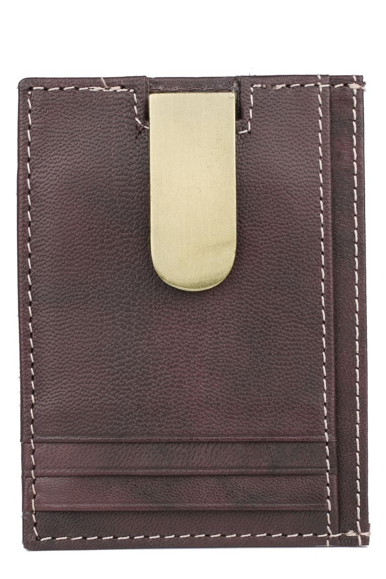Hunt RFID Front Pocket Wallet, Main, color, BROWN