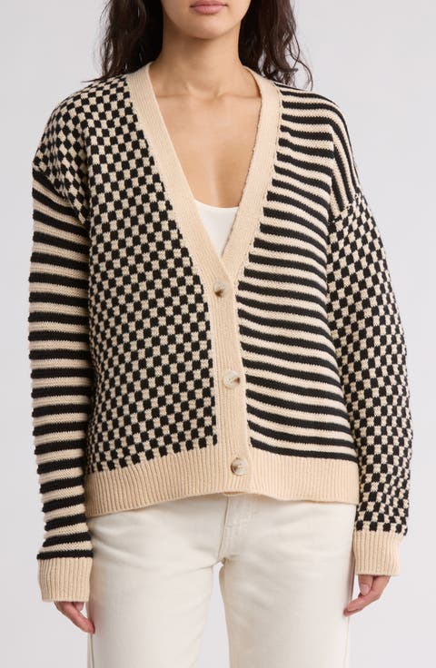 Checks & Stripes Cardigan