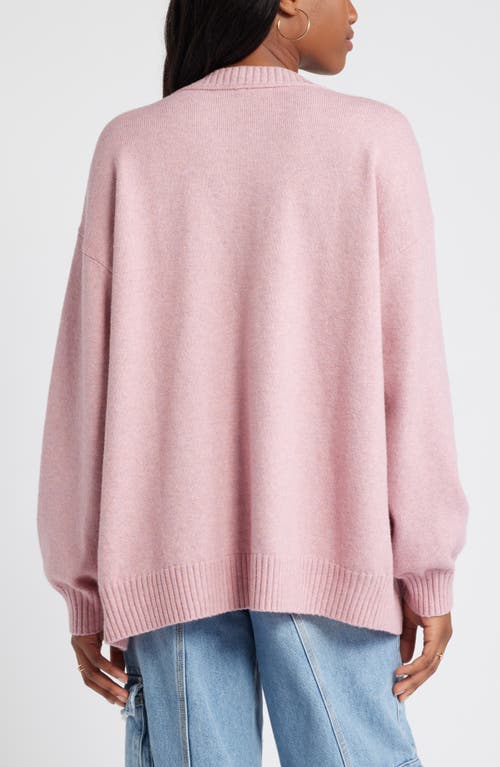 Bp. Oversize Front Pocket Cotton Blend Cardigan