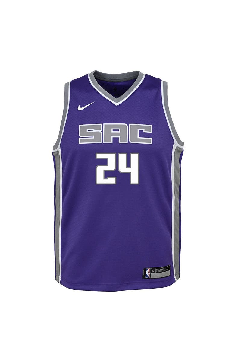 Nike Youth Nike Buddy Hield Purple Sacramento Kings Swingman Jersey - Icon Edition, Alternate, color,