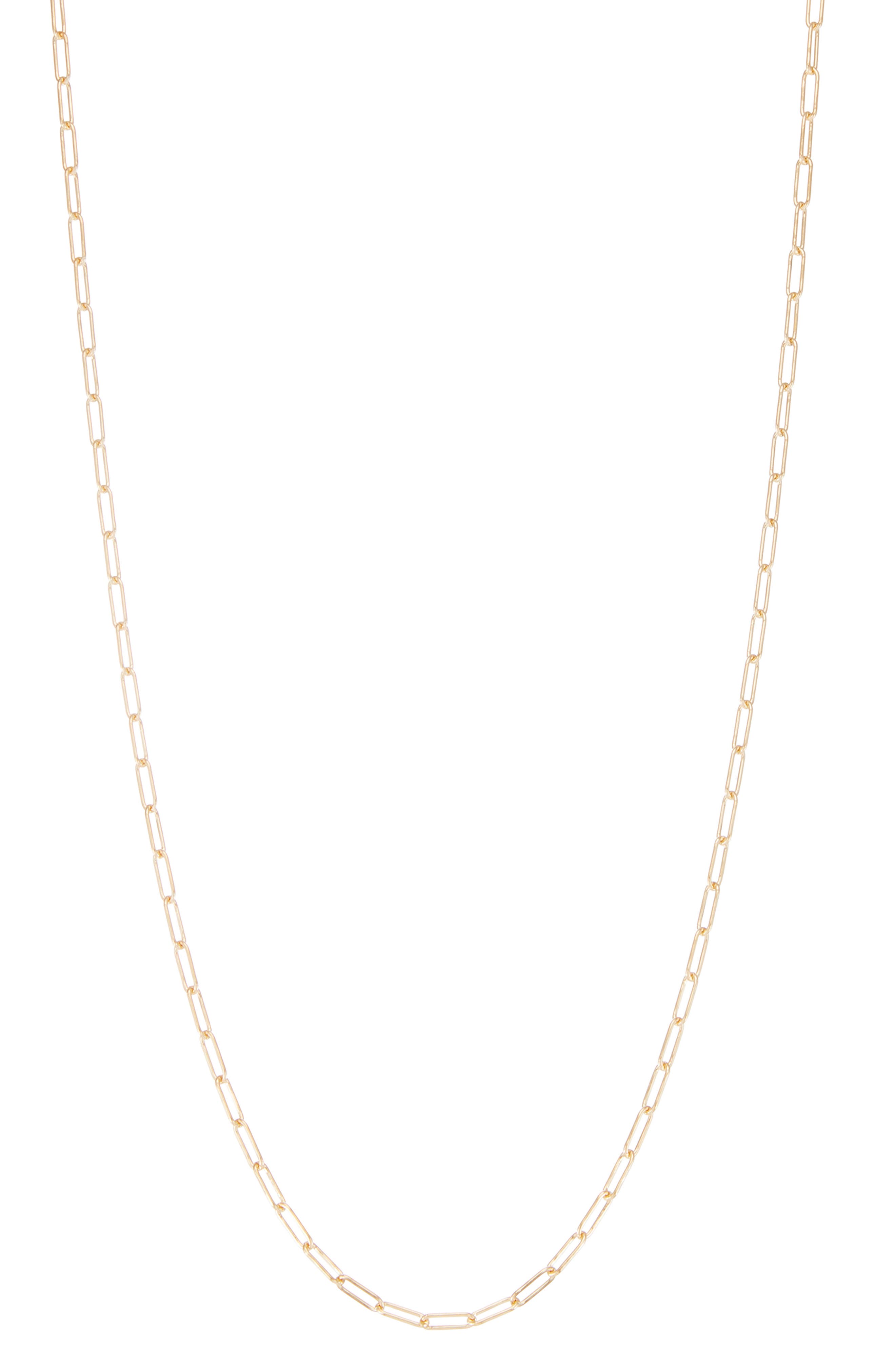 FUZION CREATIONS Paper Clip Chain Necklace