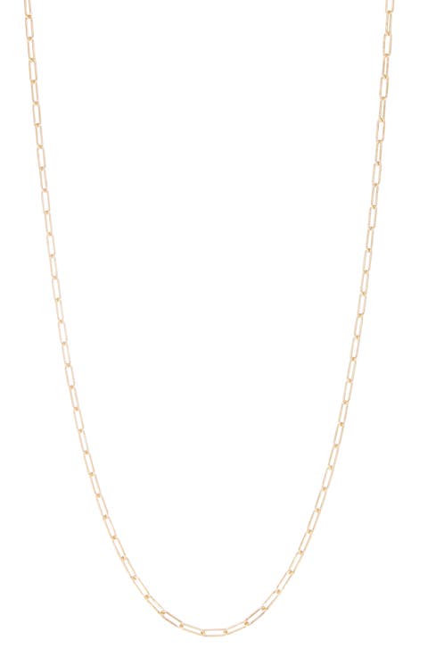 Paper Clip Chain Necklace