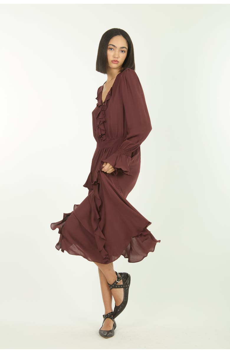 SECRET MISSION Warby Dress, Alternate, color, Mulberry